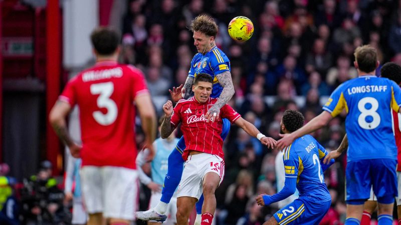 Bảng tỷ lệ kèo trận Leeds United vs Nottingham Forest